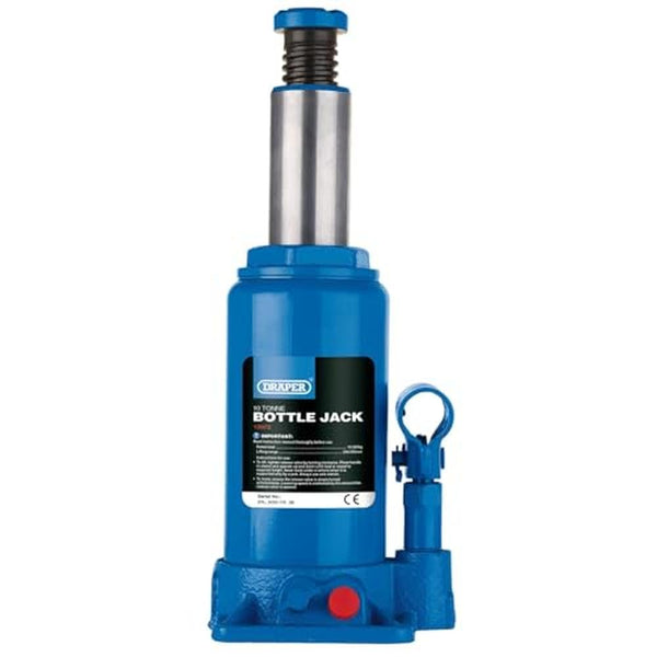 Draper 13073 Hydraulic Bottle Jack (12 Tonne), Blue
