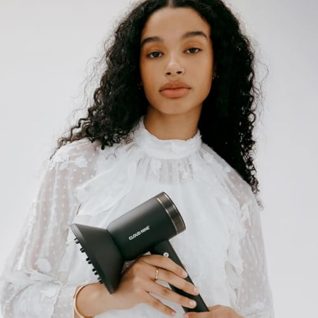 CLOUD NINE The Airshot Pro Hair Dryer | Powerful Salon Self Clean Mode Long Lasting Temperature Control | Eco Precision Motor Magnetic Diffuser | 1600W Lightweight & Portable