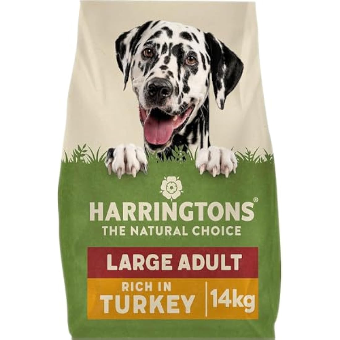 Harringtons Complete Large Breed Dry Adult Dog Food Turkey & Rice 14kg - Made with All Natural Ingredients