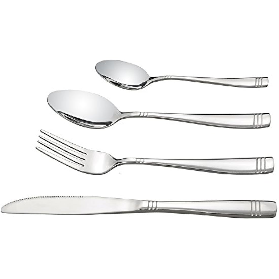 Dynko 48 Pieces Stainless Steel Cutlery Set, Service for 12 Persons