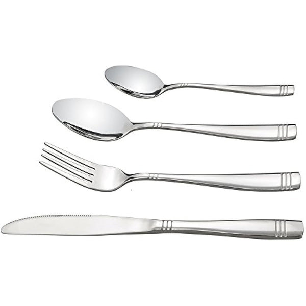 Dynko 48 Pieces Stainless Steel Cutlery Set, Service for 12 Persons