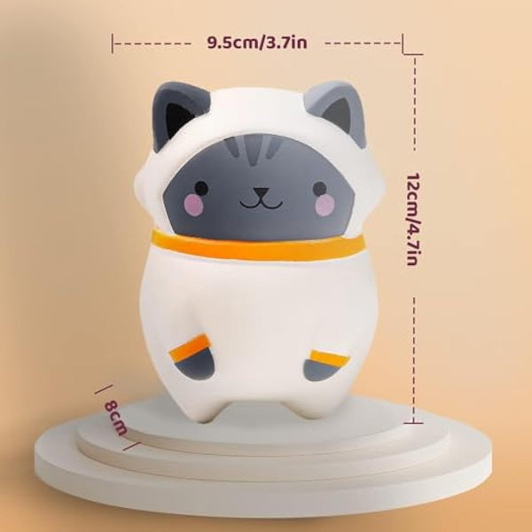 Anboor 4.7" Squishies Cat Toy Squishy Toys Kawaii Scented Soft Slow Rising Squeeze Stress Relief Kids Toy Halloween Birthday Day Gifts