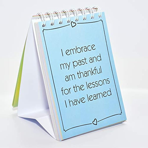 52 Positive Affirmation Desktop Cards – Mindful Daily Reminders for Mindfulness, Stress Relief, Manifestation & Self-Care (Pastel)