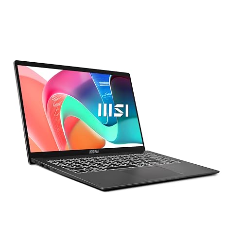 MSI Modern 15 Laptop (B7M-437UK) - (15.6" FHD IPS-Level Panel, AMD Ryzen 5 7430U, AMD Radeon Graphics, DDR IV 16GB (3200MHz), 512GB NVMe PCIe SSD, Intel WIFI 6E, Windows 11 Home Plus) - Classic Black