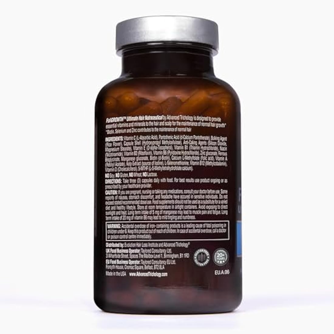 Advanced Trichology FoliGROWTH Hair Supplement – Designed to Provide Essential Vitamins and Minerals for Hair and Scalp Health