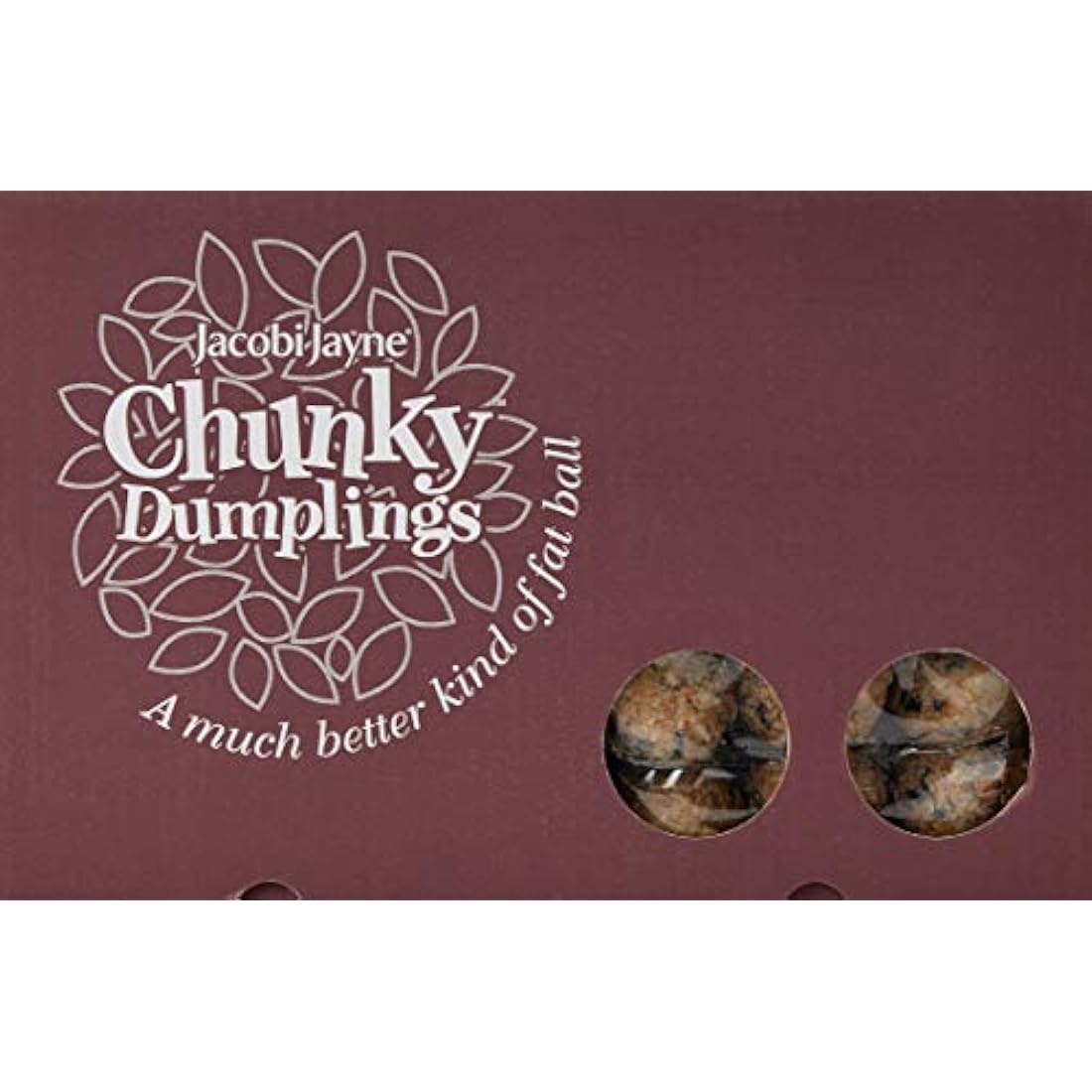Fat Balls For Wild Birds - Jacobi Jayne® Chunky Dumplings™ Premium Suet Balls - Pack Of 48 x 85g - High Energy Fat Balls Wild Bird Food Feed To Attract Small Wild Birds Year Round