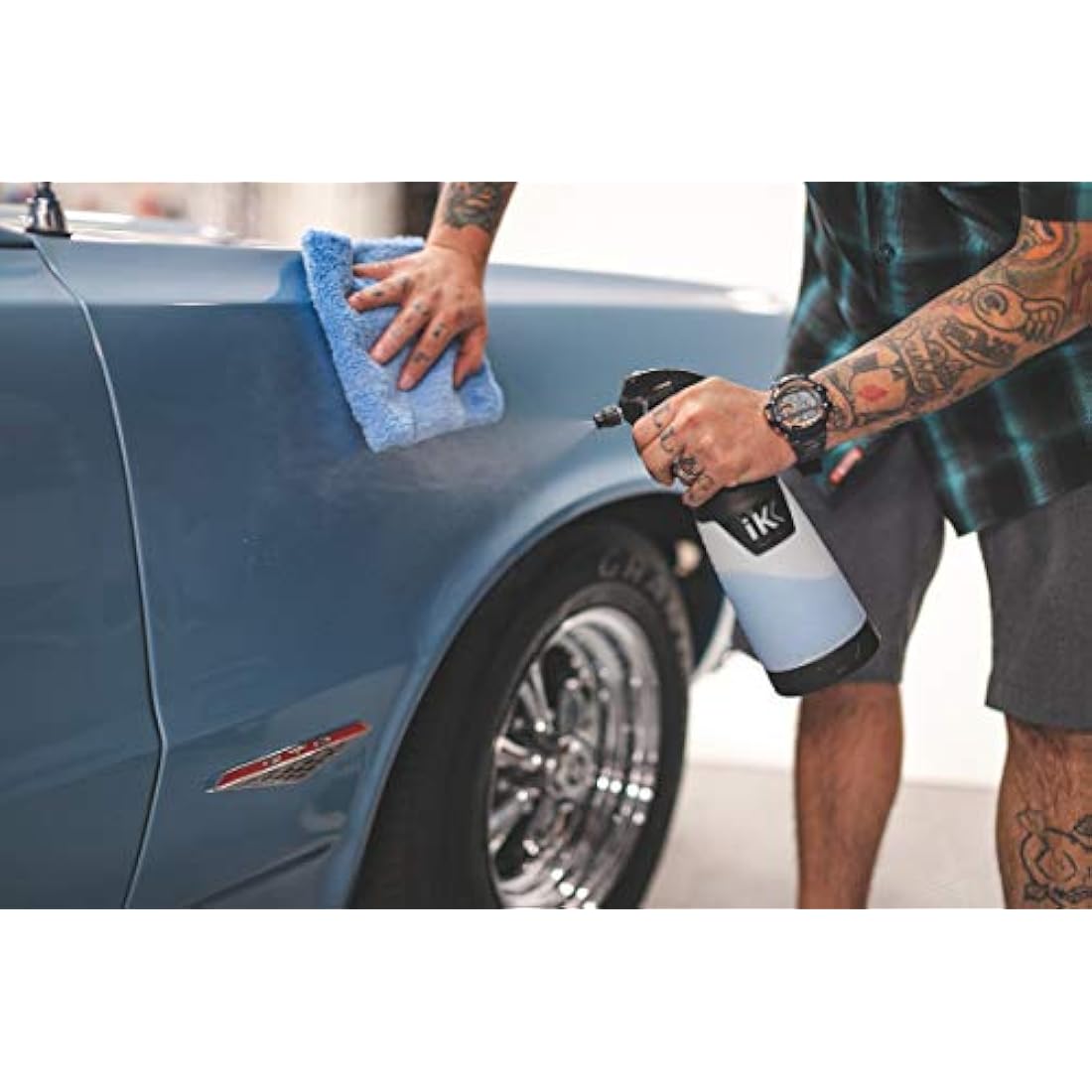 iK Goizper - Multi TR 1 Trigger Sprayer - Acid and Chemical Resistant, Commercial Grade, Adjustable Nozzle, Perfect for Automotive Detailing and Cleaning (Case of 12)