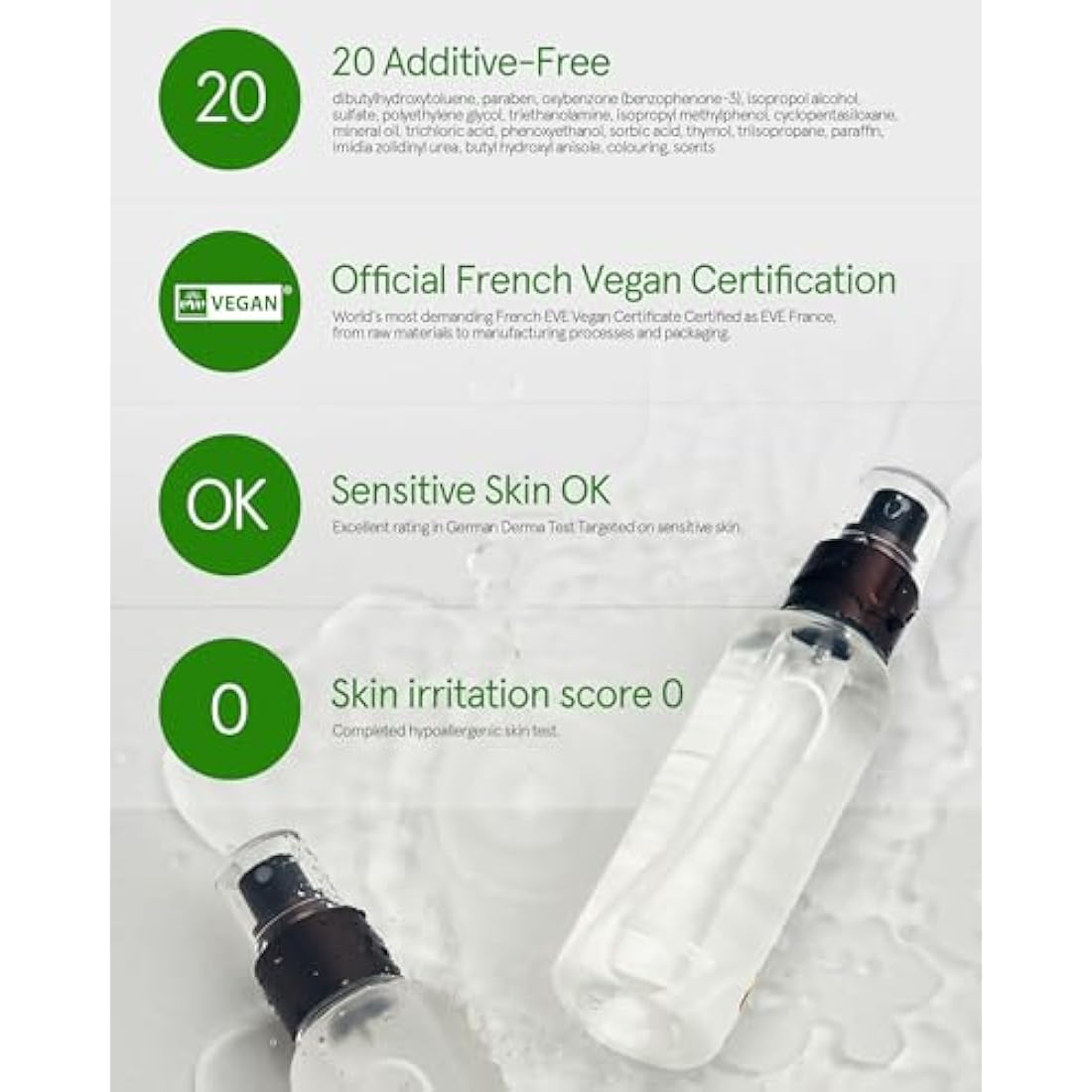 HAMEL Pure Shot Booster Calming Mist Serum︱3.38 fl. oz. / 100ml︱Improvement of Skin Barrier and Moisture Density, Skin Soothing, Virginia Witch Hazel Extraxt︱Vegan, Cruelty Free