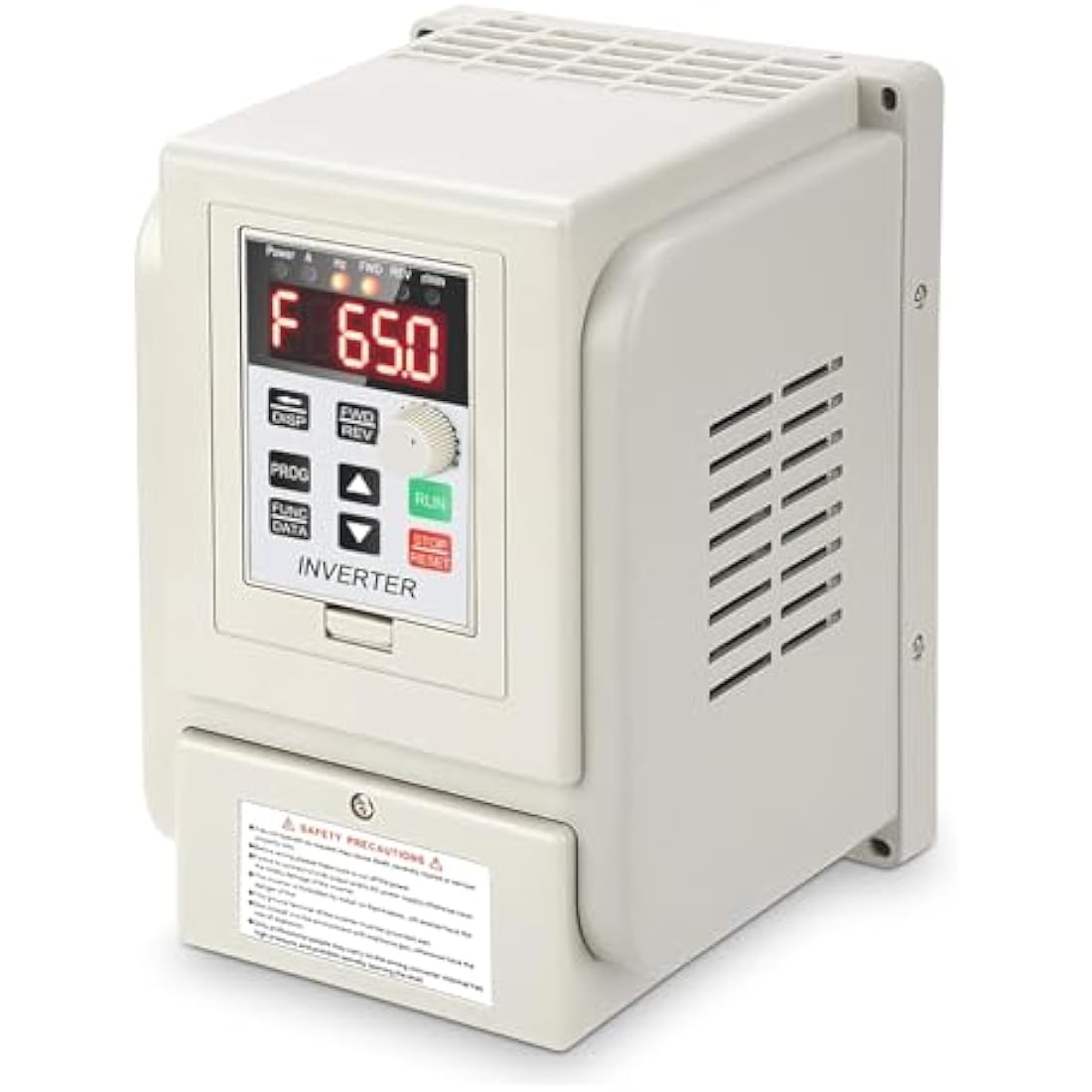 Jadeshay Variable Frequency Drive,2.2KW 220VAC Motor Speed Controller Variable Frequency Converter Single-phase VFD Speed Controller for 3-Phase 2.2kW AC Motor,with Over Heat & Overload Protection
