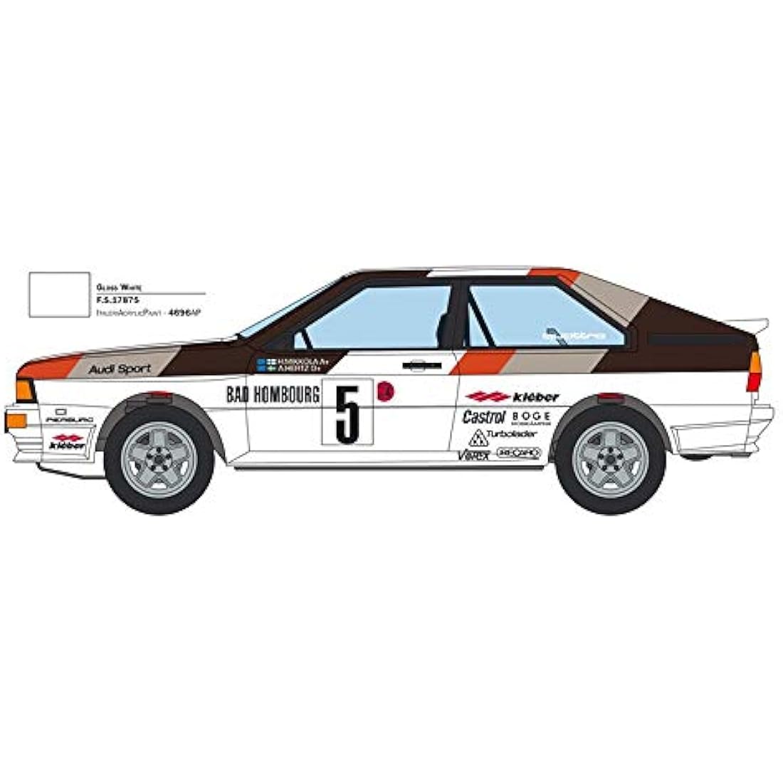 Italeri 1:24 - Audi Quattro Rally