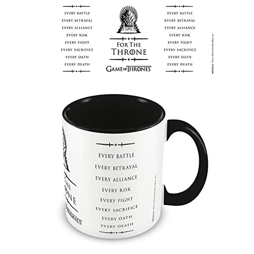 Pyramid International Game of Thrones (for The Throne) Black Inner C Mug - 10Oz / 315Ml Ceramic Mug - One Size