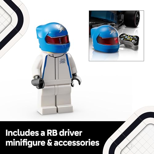 LEGO Speed Champions Oracle Red Bull Racing RB20 F1 Race Car Model with a Collectible Formula 1 Driver Minifigure - Display Set for Adult Motorsport & Racing Fans 77243