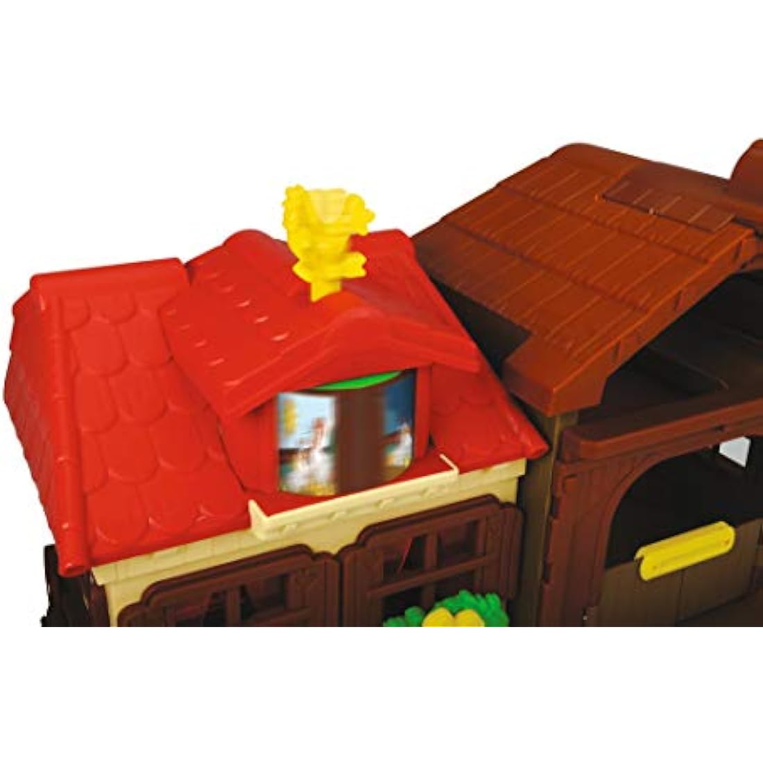 Dickie Toys 203818000 Happy Farm House Farm Set for Children from 1 Year with Tractor with Animals, Light & Sound, Multi-Colour