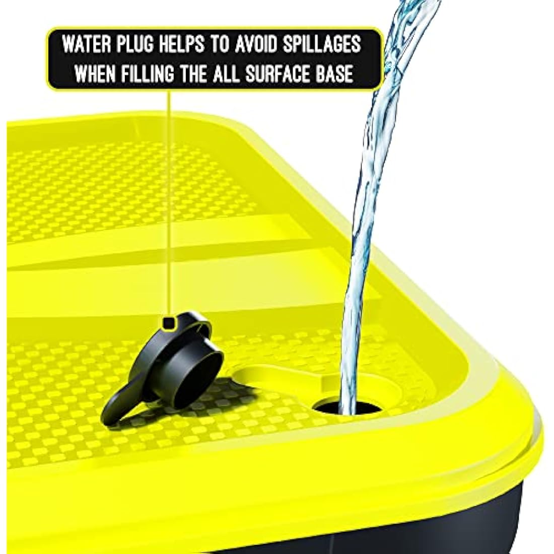 Swingballl PRO All Surface Tennis Ball Game Set, Swingball's Ultimate Outdoor Family Game for Ages 6+ to Adults, Real Tennis Ball and 2 Power Bats, Superior All Surface Base, Adjustable Height to 1.8M