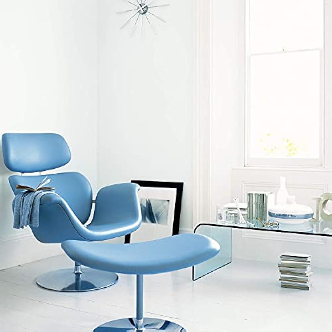 Dulux Non Drip Gloss High Sheen Paint For Wood And Metal - Pure Brilliant White 1.2 5 Litres