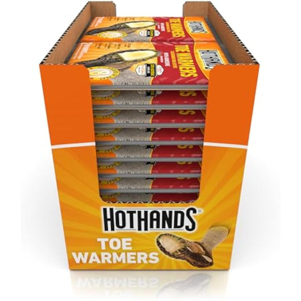 HotHands Toe Warmers - Durable, Odourless, Air Activated - Up to 8 Hours of Heat - 40 Pairs