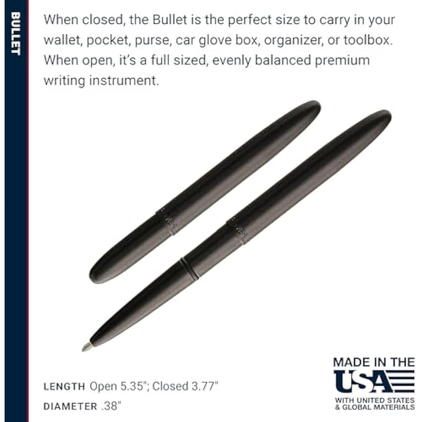 Fisher Bullet Space Pen - Matte Black