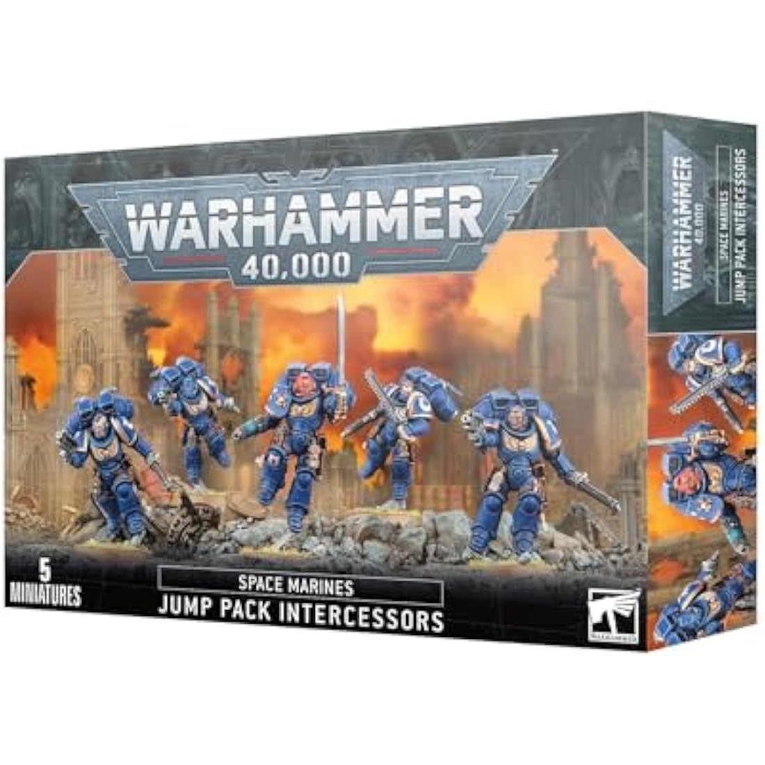 Games Workshop - Warhammer 40,000 - Space Marines: Jump Pack Intercessors, Blue