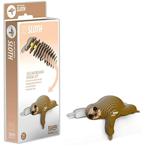 EUGY 3D Sloth Model, Craft Kit