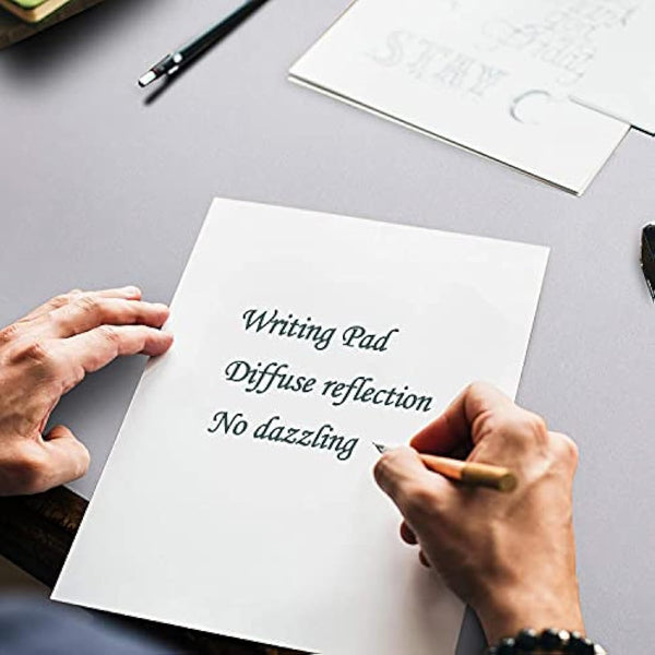 Desk Pad Large, Desk Mat, Extended Mouse Mat, Mouse Pad XXL, Desk Blotter, DOBAOJIA Laptop Pad Writing Pad for Office/Home, Dual-Side Use PU Leather Waterproof 35.4" X 16.9" (Light Gray/Silver)