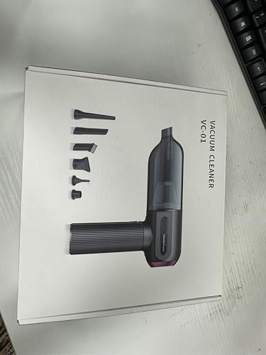 Handheld Vacuum Cordless, 9000Pa Powerful Car Vacuum Cleaner, Rechargeable Portable Lightweight Mini Vacuum Cleaner, USB Car Vacuum Cleaner Car Cleaner for Pet Hair, Car, Home, Office, Kitchen