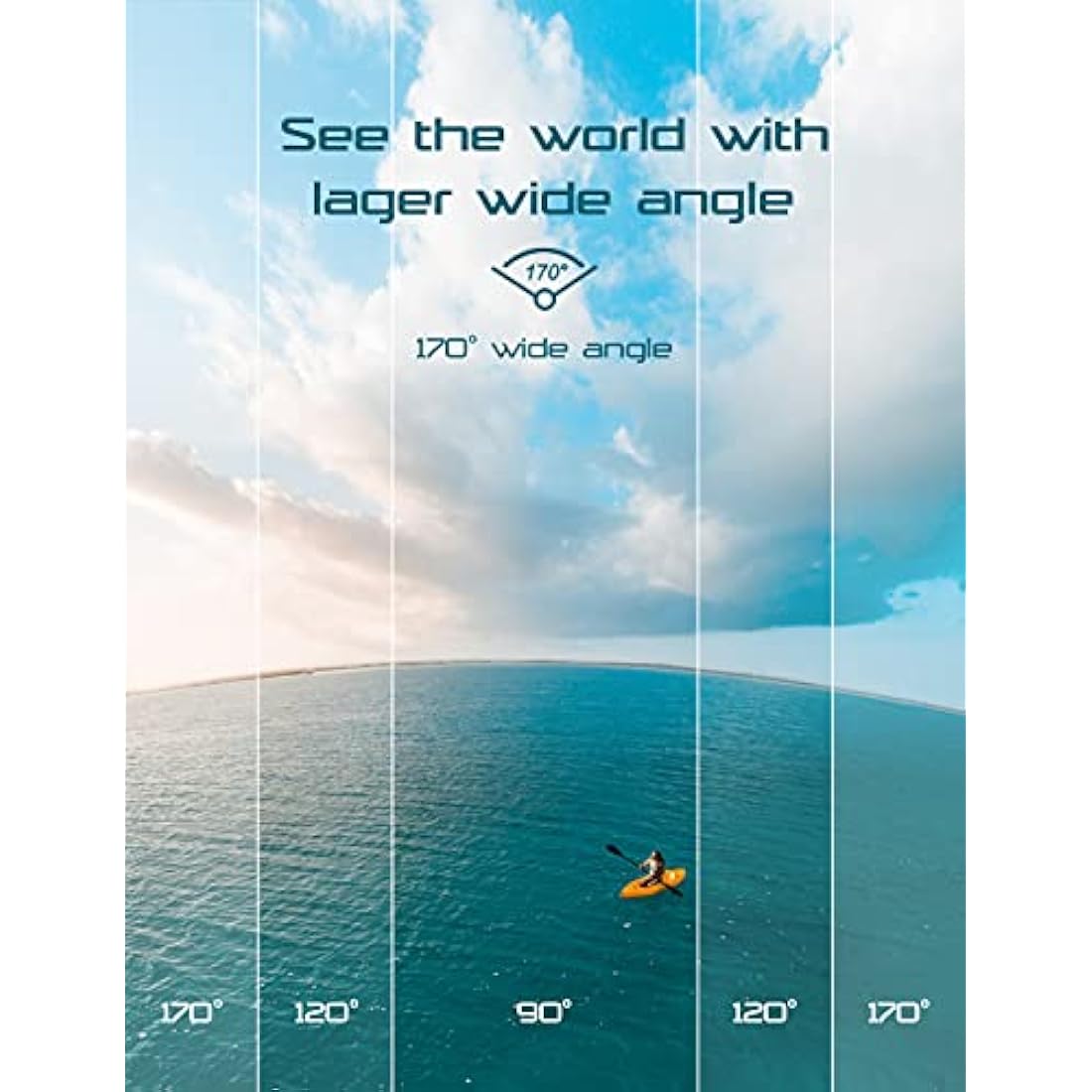 Apexcam 4K Action Camera 20MP 40M Waterproof Sports Camera for Vlog With Ultra HD 170°Wide-Angle 2.4G Remote Control 2 Rechargeable Batteries 2.0'' LCD Screen and Accessories Kit