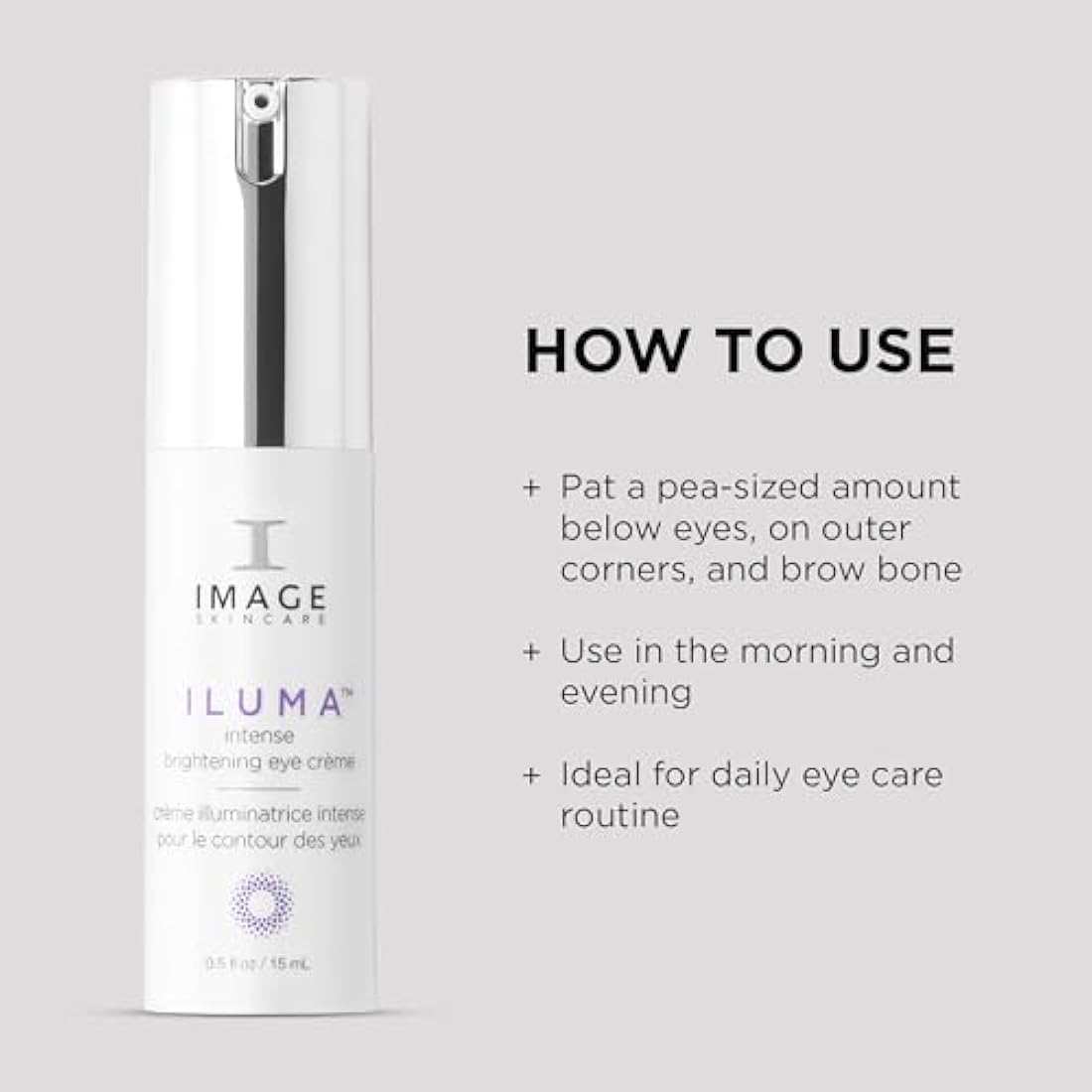 IMAGE Skincare, ILUMA Intense Brightening Eye Crème, Helps Reduce Signs of Visible Skin Aging, Dark Circles, Spots and Discolouration Under Eyes, 15 mL