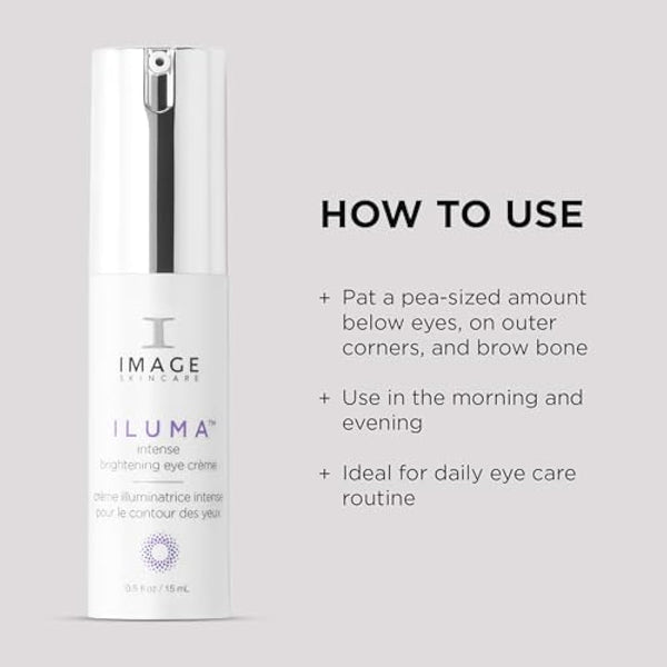IMAGE Skincare, ILUMA Intense Brightening Eye Crème, Helps Reduce Signs of Visible Skin Aging, Dark Circles, Spots and Discolouration Under Eyes, 15 mL