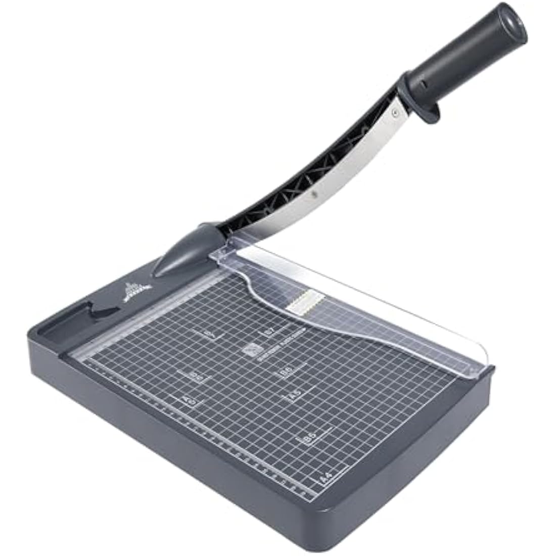 JIELISI Guillotine Paper Cutter Cutting Performance up to 12 Sheets,12 Inch Cut Length Heavy Duty Guillotine Paper Trimmer with Safety Guard and Blade Lock