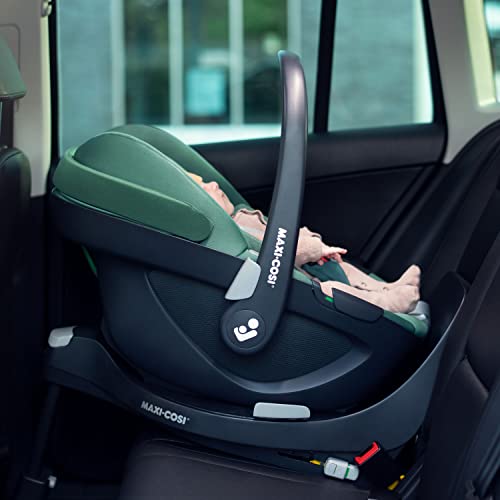 Maxi-Cosi FamilyFix 360 i-Size Base, Rotating Car Seat System, 360 Swivel ISOFIX Base, 0-4 Years (40-105 cm), One-Hand FlexiSpin Rotation, TravelSafe Rotation Control, Click & Go, Black