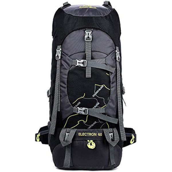 Freiesoldaten Camping Backpack 60L Large Rucksack Waterproof Breathable Mountaineering Hiking Backpack for Men Women