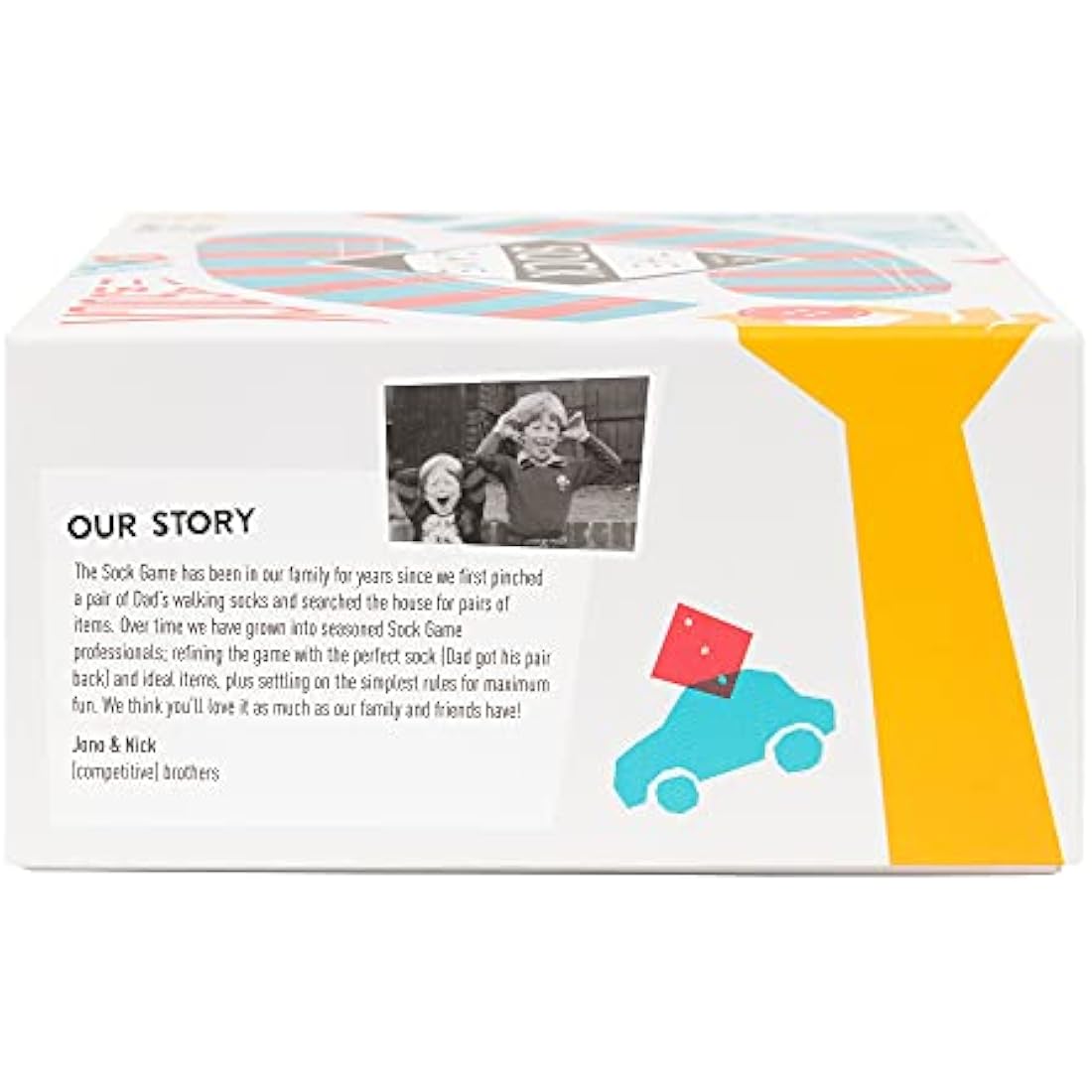 Green Brothers Games | The Sock Game | Board Game | Ages 8+ | 2+ Players | 5-30 Minutes Playing Time