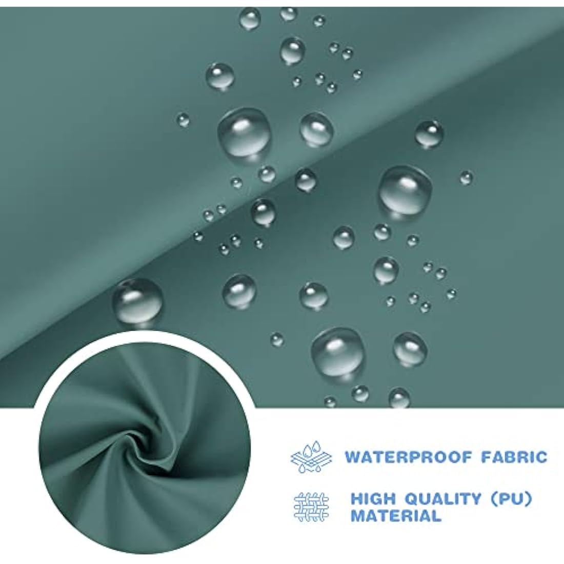 Vicloon Baby Weaning Bibs, PU Feeding Bibs With Long Sleeves, Waterproof Toddler Bibs Easy to Clean, Suitable for Babies From 6 Months to 12 Months(Green)