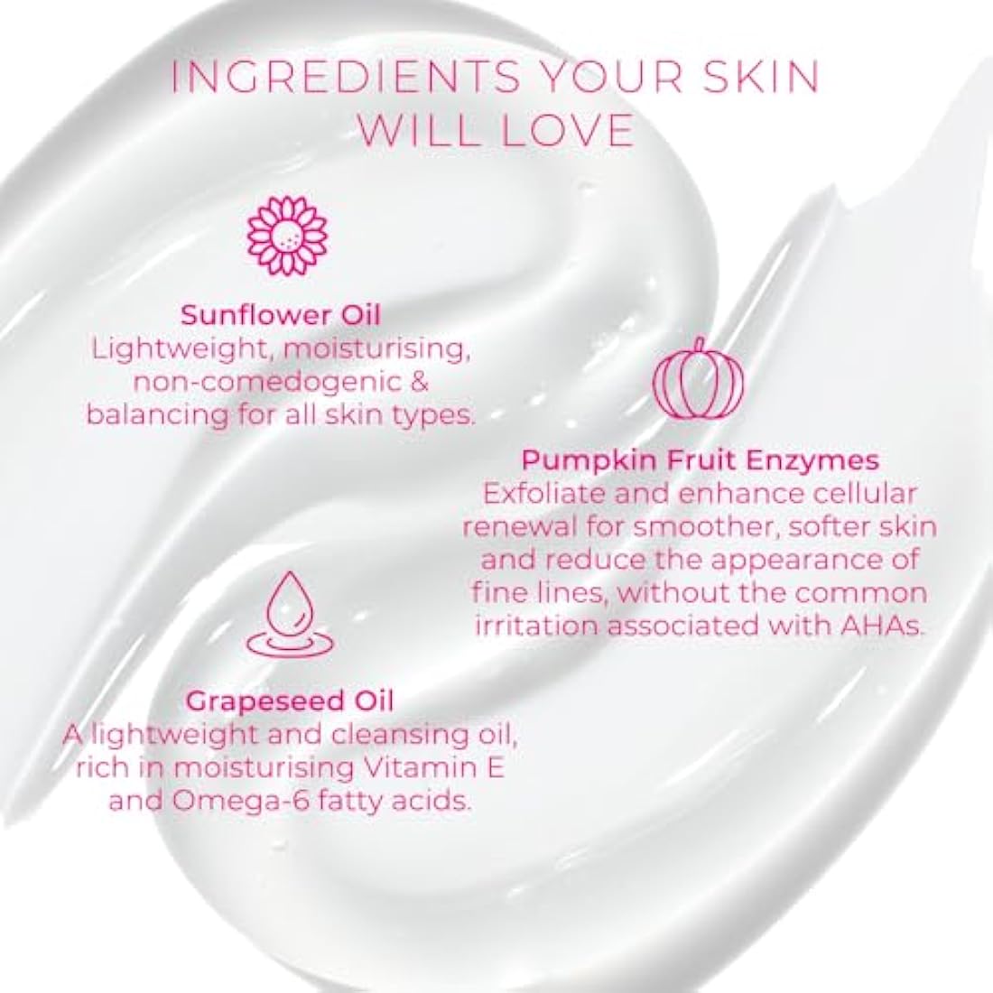 Ella & Jo Brighten & Glow Hydrating Exfoliating Cleanser - Gentle Daily Face Exfoliator with Pumpkin Enzyme, Vitamin A, E, and Omega 6 for a Brighter, Glowing, Hydrated, and Smoother Appearance