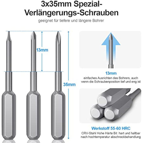 130 in 1 Precision Mechanic Screwdriver Set DIY Repair Tool Set Precision Screwdriver Set Electrician for iPhone Laptop Toy Watches Camera Glasses