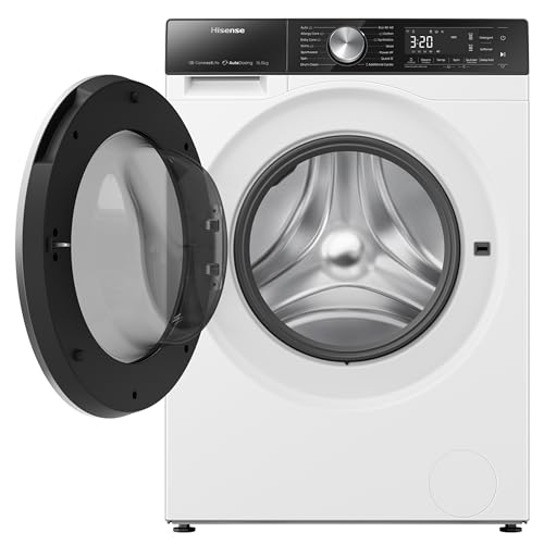 Hisense 3 Series WFQA9014EVJM Freestanding 9 KG Front Load Washing Durable Inverter Machine Steam Wash Quick Wash 15 Washing Programs 1400 RPM White- Energy Rating A