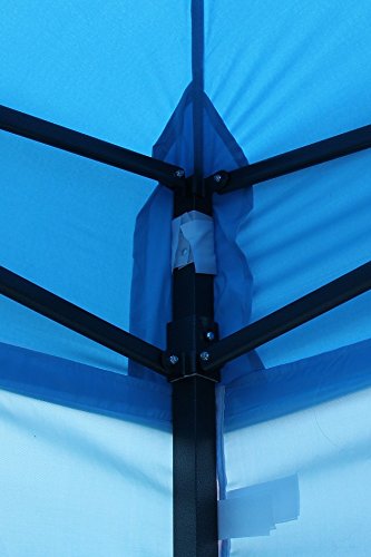 All Seasons Gazebos 3M x 6M Waterproof Gazebo Party Tent with Rustproof Frame and Wheeled Carry Bag (Metallic Grey)