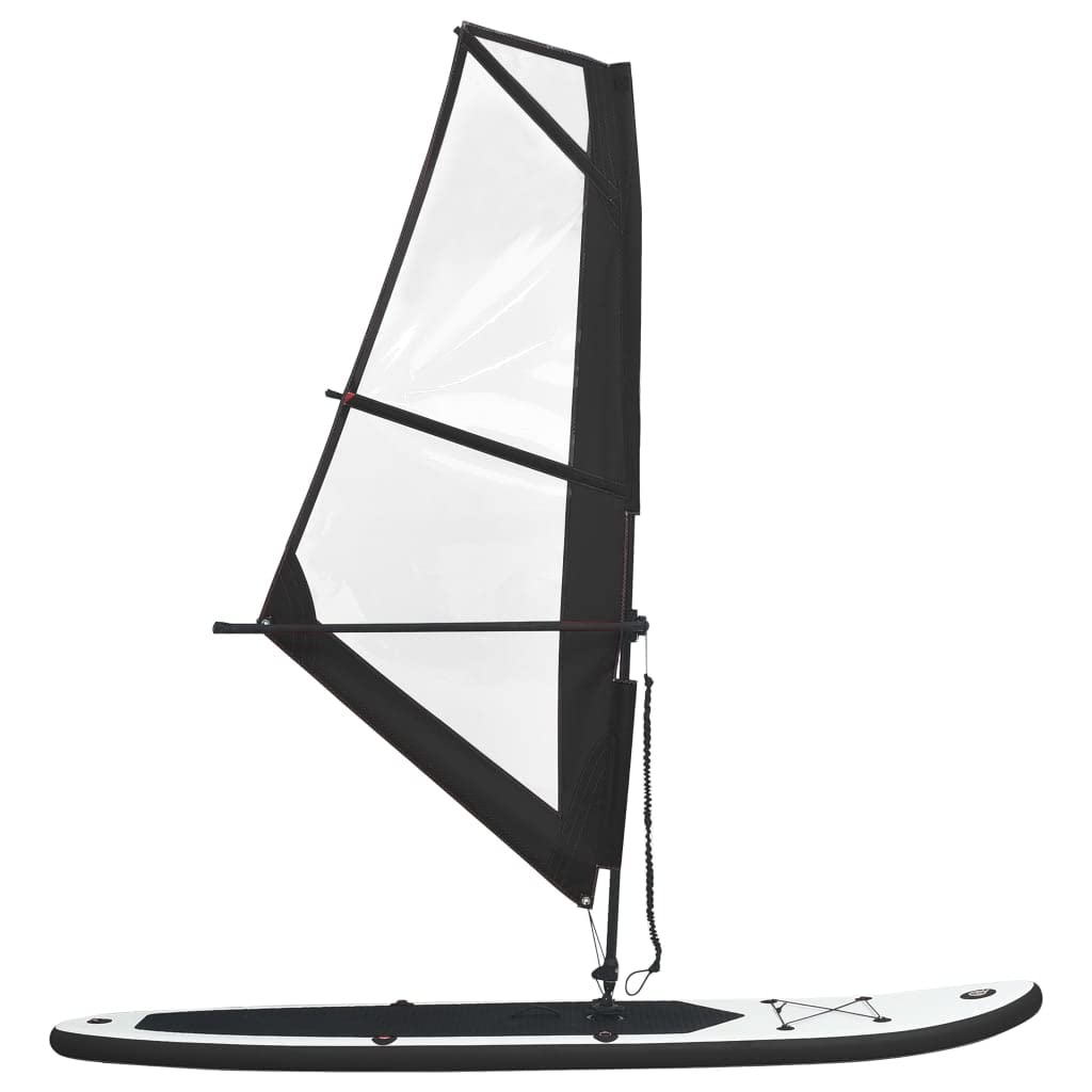 Inflatable Stand Up Paddleboard with Sail Set SUPs Board Surfboard vidaXL