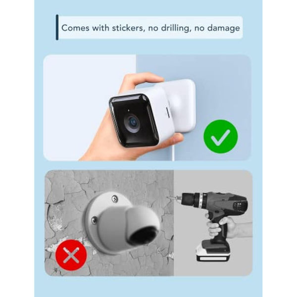 GNCC Indoor Camera 1080P Security Camera 2 Packs CCTV Camera House Security, Home Security Cam, Motion/Sound Detection, 2-Way Audio, Night Vision, Real-Time Alert, SD&Cloud, 2.4G WiFi