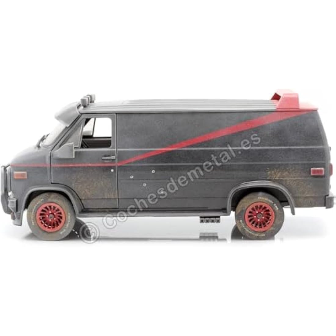 Greenlight 13567 Collectible Miniature Car, Black/Red