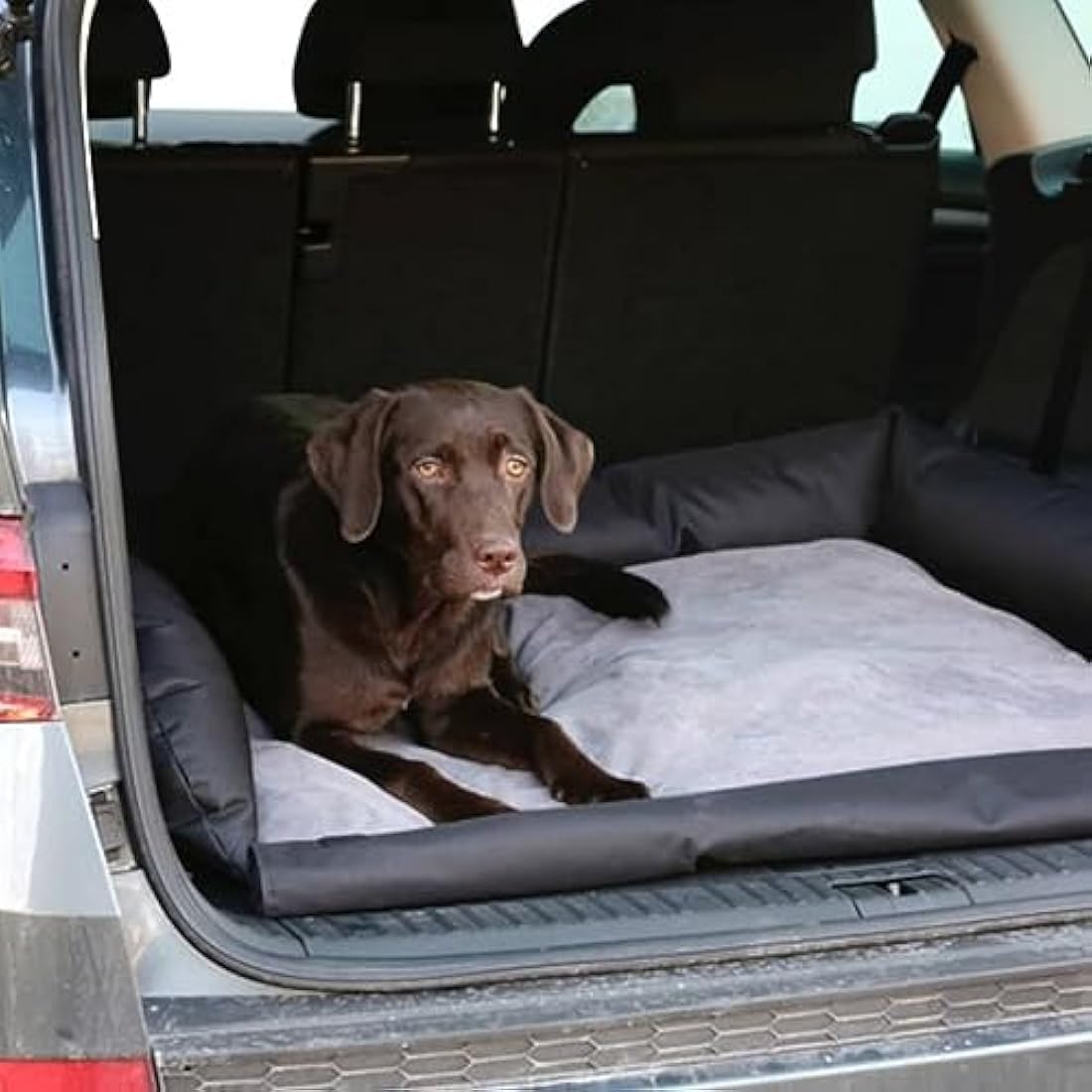 Kerbl Dog Car Bed, 80 x 60 cm, Black