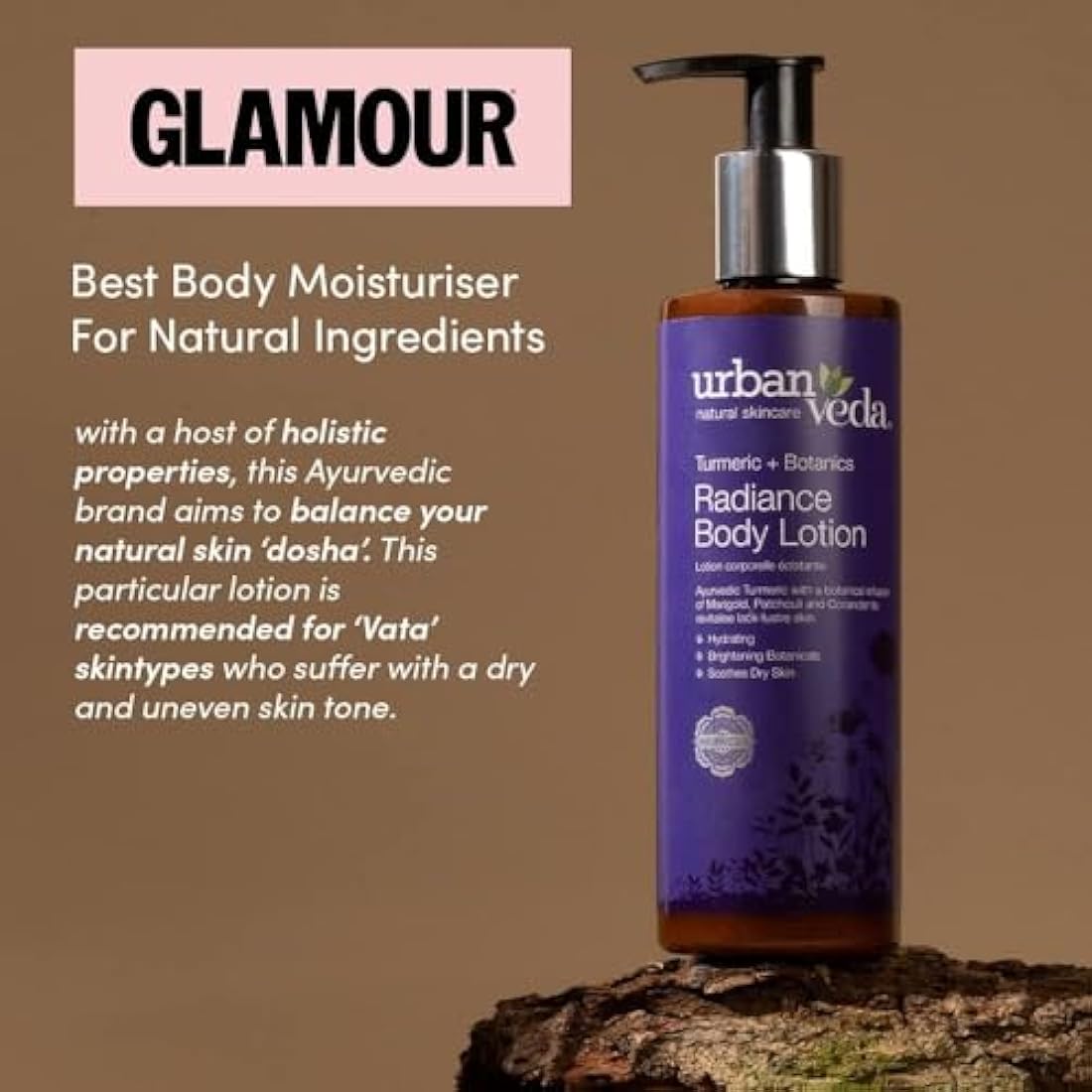 Urban Veda Radiance Body Lotion | Brightening Body Lotion for Skin Care | Body Moisturiser for Dry Skin & Dull Skin | Hydrating Body Cream with Glycerine | Moisturiser for Men & Women |2x 250 ML