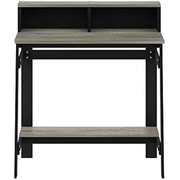 Furinno Simplistic A Frame Computer Desk, Study Desk, Writing Desk, Black/French Oak