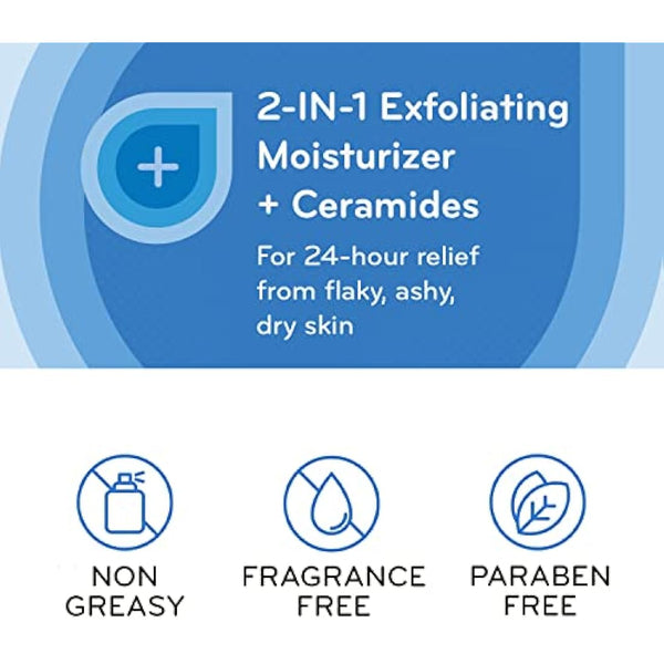 AmLactin Rapid Relief Restoring Lotion + Ceramides Twin Pack, (2) 7.9 Ounce Bottles, Paraben Free