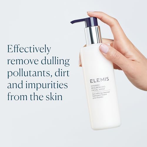 ELEMIS Dynamic Resurfacing Facial Wash 200ml - Anti-Aging Exfoliating Cleanser, Removes Dead Skin Cells, Improves Texture, Reveals Radiant, Smooth Skin for All Skin Types