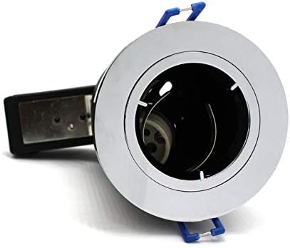 10 X Sanlumia LED Fire Rated Downlight Can GU10 Recessed Ceiling Twist & Lock Downlight IP20 Chrome