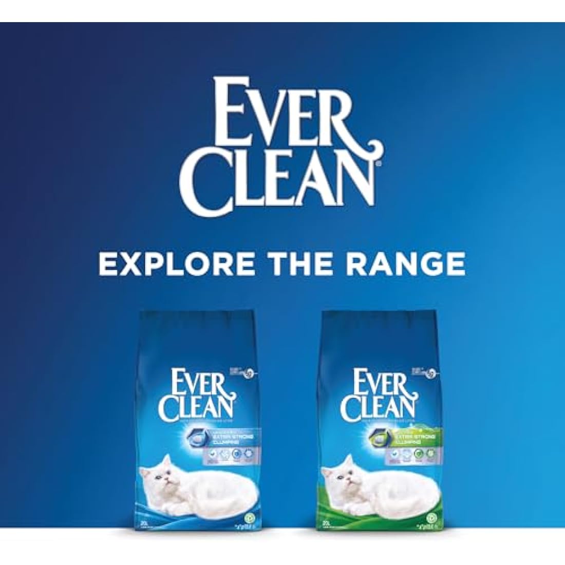Ever Clean Clumping Cat Litter, Extra Strong Unscented 20L