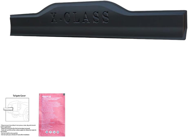 Oneway Tailgate Cover compatible with Mercedes X-Class W470 2017- - Version 2 - Matt black