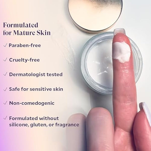 Fièra 24-Hour Rejuvenating Face Cream With Apple Stem Cells - Anti-aging Moisturizer for Day + Night, Formulated for Mature Skin. Visibly Improves Skin’s Tone and Texture - 1.69 FL. Oz.