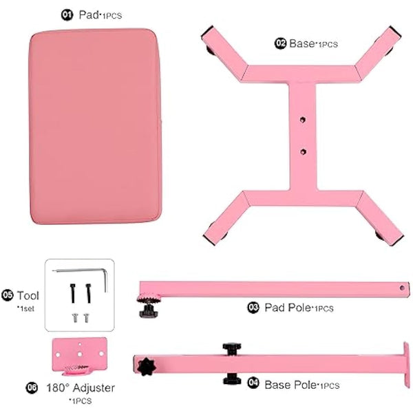 Adjustable Tattoo Armrest Professional Workstation with Detachable Sponge Pad for Tattooing TA226